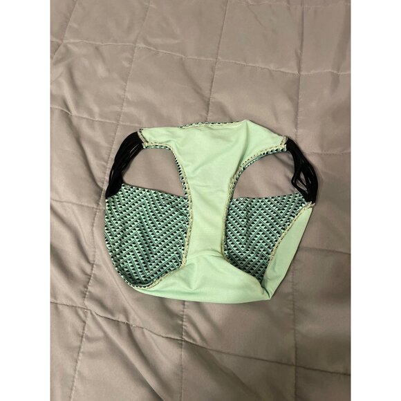 Arizona Jean Co. Green & Black Chevron Bikini Top & Bottom Set - Picture 4 of 7